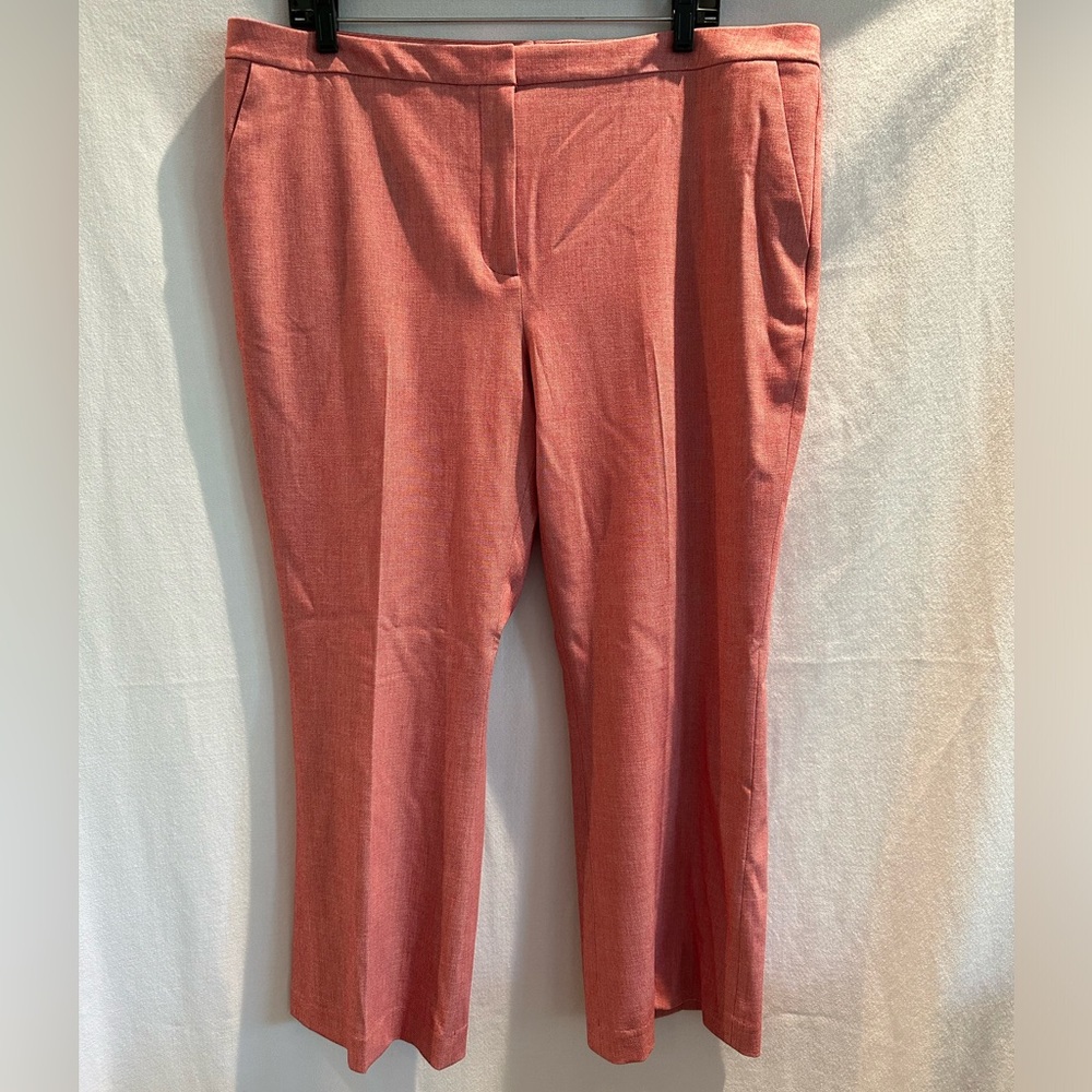 New! Halogen red cropped trousers, size 16.